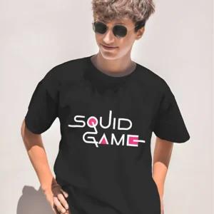 Squid Game Oversized Classic Black T-Shirt